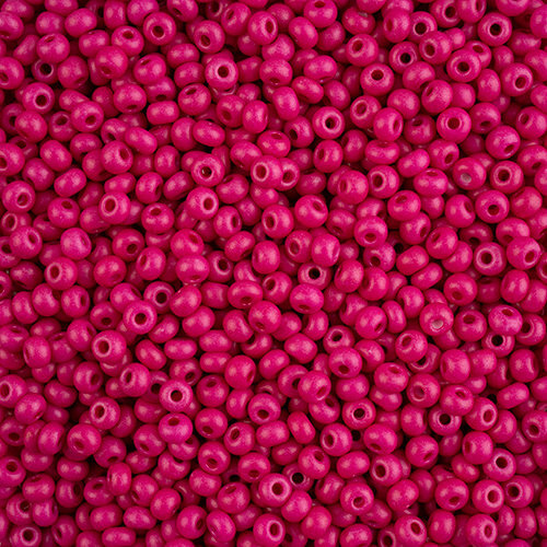Preciosa 6/0 Rocaille Seed Beads - SB6-16A26M - Matte Pink - Terra Intensive