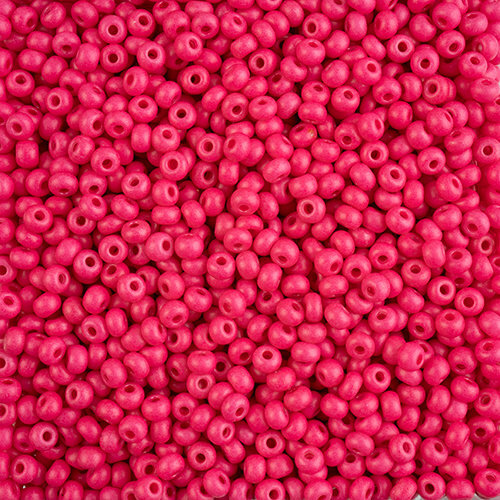 Preciosa 6/0 Rocaille Seed Beads - SB6-16A77M - Matte Rose - Terra Intensive