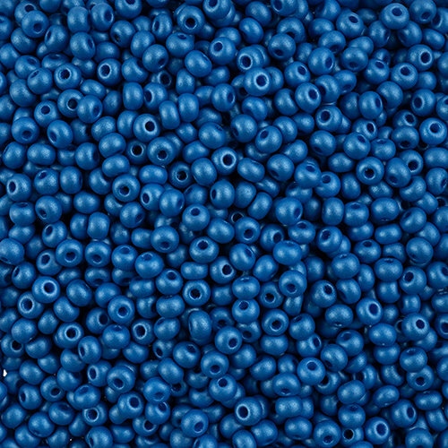 Preciosa 6/0 Rocaille Seed Beads - SB6-22021 - Chalk Blue - PermaLux