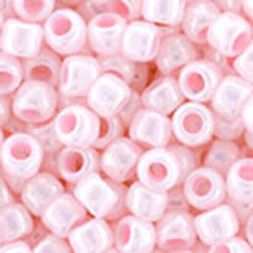 8/0 Round - Opaque-Lustered Baby Pink - TR-08-126