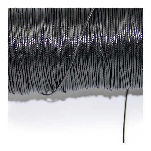 1mm Black Wax Cotton