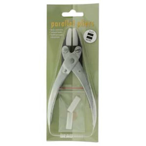 Nylon Jaw Flat Nose Parallel Pliers with Spring