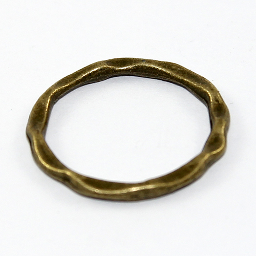 Hammered brass hotsell ring