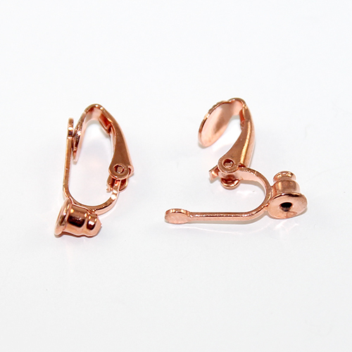 Comfortable Rose Gold Invisible Clip on Earring Converters, Japanese Resin Clip  on Hoop Earrings Findings, Change Pierced to Clip Earrings 