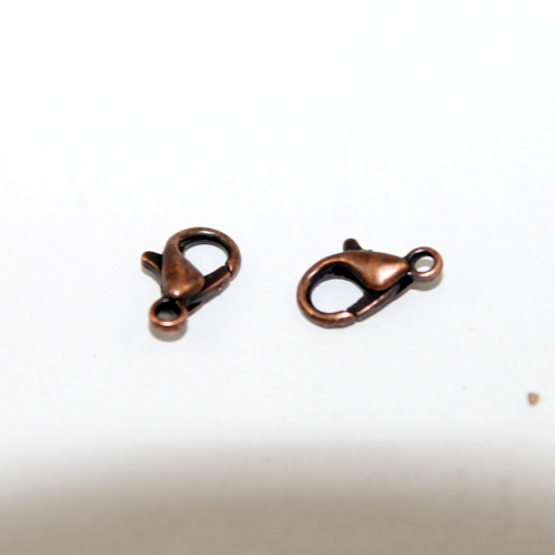 Copper clearance lobster clasp