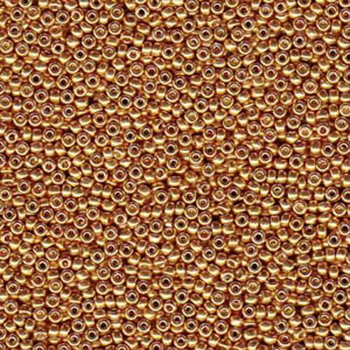 Miyuki 6/0 Rocaille Bead - 6-94203 - Duracoat Galvanized Yellow Gold