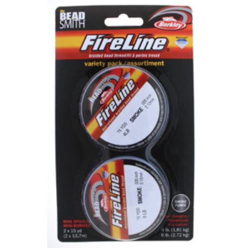 Fireline - 4LB / 6LB Smoke Grey - 2 x 15 yd / 13m Roll - FLSGM2PK