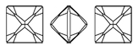 Swarovski 4228 - Xilion Navette Fancy Stone Line Drawing