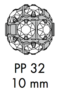 Swarovski 47 510 - 10mm Round Ball Configuration