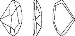 Swarovski 4756 - Galactic Flat Fancy Stone Line Drawing