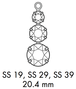 Swarovski 47 603 - Graduated Round Drop Setting Configuration