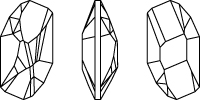 Swarovski 4773 - Meteor Fancy Stone Line Drawing