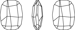 Swarovski 4795 - Graphic Fancy Stone Line Drawing