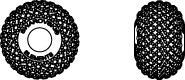 Swarovski BeCharmed & Pavé Beads - 80101 - BeCharmed Pave with Chatons Bead - Line Drawing
