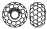 Swarovski BeCharmed & Pavé Beads - 80 501 - BeCharmed Pave with Cabochons Bead - Line Drawing