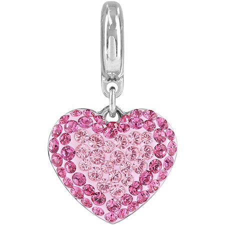 Swarovski BeCharmed & Pavé Beads - 86 502 - BeCharmed Pave Heart Charm