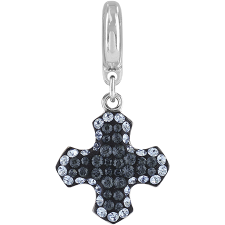 Swarovski BeCharmed & Pavé Beads - 86 522 - BeCharmed Pave Greek Cross Charm