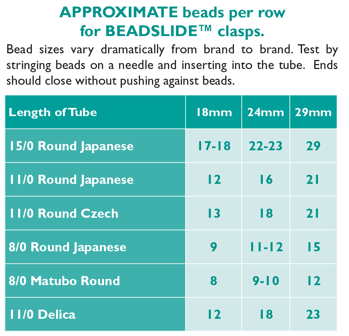 BeadSlide - Beads Per Row