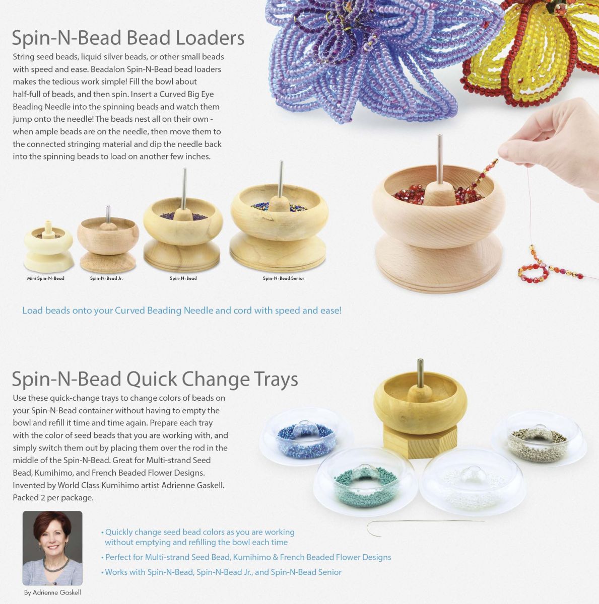 Bead Spinner Value Pack – Kumihimo Resource – By Adrienne Gaskell