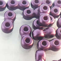 Infinity Mini 2 Hole Bead - 02010-25032 - Pastel Bordeaux