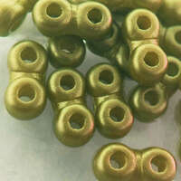 Infinity Mini 2 Hole Bead - 02010-25034 - Pastel Olivine