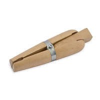 Wooden Ring/Wire Clamp with leather tip inserts and wedge - 228S-500