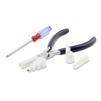 Interchangeable Nylon Tip Stepped Pliers Square Round Oval Screwdriver - 201X-290