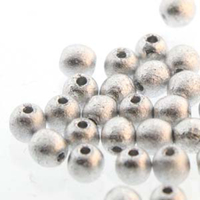 4mm - Etch Labrador - Druk Round Beads - 40 Bead Strand - 00030-27080-DK