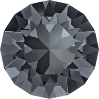 1088 - SS39 (8.16 – 8.41mm) - Crystal Silver Night F (001 SINI) - Xirius Chaton Round Stone
