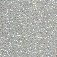Miyuki 11/0 Rocaille Bead - 11-91F - Matte Silver Lined Crystal
