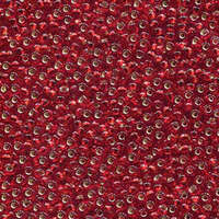 Miyuki 11/0 Rocaille Bead - 11-911D - Silver Lined Dark Ruby