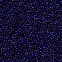 Miyuki 11/0 Rocaille Bead - 11-920F - Matte Silver Lined Cobalt