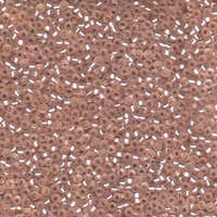 Miyuki 11/0 Rocaille Bead - 11-923F - Matte Silver Lined Light Blush