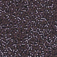 Miyuki 11/0 Rocaille Bead - 11-924F - Matte Silver Lined Amethyst