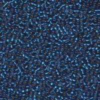 Miyuki 11/0 Rocaille Bead - 11-925 - Silver Lined Capri Blue