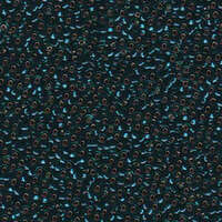 Miyuki 11/0 Rocaille Bead - 11-930 - Silver Lined Transparent Dark Teal