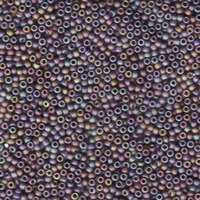 Miyuki 11/0 Rocaille Bead - 11-9135FR - Matte Transparent Brown AB