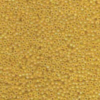Miyuki 11/0 Rocaille Bead - 11-9136FR - Matte Transparent Yellow AB