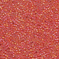 Miyuki 11/0 Rocaille Bead - 11-9138FR - Matte Transparent Orange AB