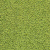 Miyuki 11/0 Rocaille Bead - 11-9143F - Matte Transarent Chartreuse
