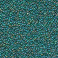 Miyuki 11/0 Rocaille Bead - 11-9147FR - Matte Transparent Dark Green AB