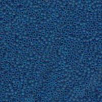 Miyuki 11/0 Rocaille Bead - 11-9149F - Matte Transparent Capri Blue