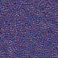 Miyuki 11/0 Rocaille Bead - 11-9151FR - Matte Transparent Cobalt AB