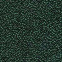 Miyuki 11/0 Rocaille Bead - 11-9156SF - Semi Matte Transparent Emerald