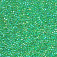 Miyuki 11/0 Rocaille Bead - 11-9179L - Transparent Light Green AB