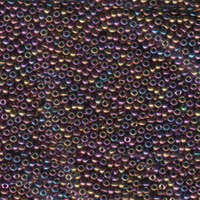 Miyuki 11/0 Rocaille Bead - 11-9188 - Metallic Purple Gold Iris