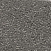 Miyuki 11/0 Rocaille Bead - 11-9190F - Matte Nickel Plated