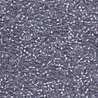 Miyuki 11/0 Rocaille Bead - 11-9242 - Sparkling Pewter Lined Crystal