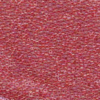 Miyuki 11/0 Rocaille Bead - 11-9276 - Dark Coral Lined Crystal AB