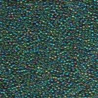 Miyuki 11/0 Rocaille Bead - 11-9288 - Olive Green Lined Crystal AB